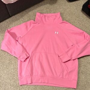 Under Armour Women's Cowl Neck Pink Sweater
